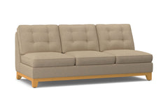 Brentwood Armless Sofa :: Leg Finish: Natural