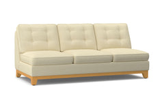 Brentwood Armless Sofa :: Leg Finish: Natural