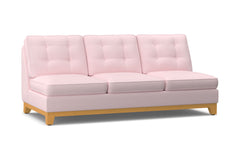 Brentwood Armless Sofa :: Leg Finish: Natural