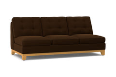Brentwood Armless Sofa :: Leg Finish: Natural