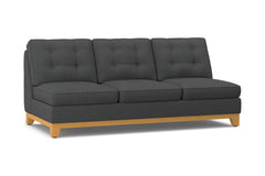 Brentwood Armless Sofa :: Leg Finish: Natural