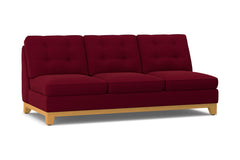 Brentwood Armless Sofa :: Leg Finish: Natural