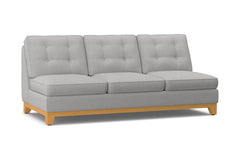 Brentwood Armless Sofa :: Leg Finish: Natural