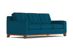 Brentwood Queen Size Sleeper Sofa Bed :: Leg Finish: Pecan / Sleeper Option: Memory Foam Mattress