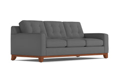 Brentwood Queen Size Sleeper Sofa Bed :: Leg Finish: Pecan / Sleeper Option: Memory Foam Mattress