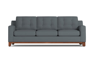 Brentwood Queen Size Sleeper Sofa Bed :: Leg Finish: Pecan / Sleeper Option: Deluxe Innerspring Mattress