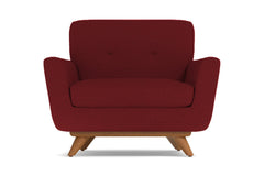 Carson Chair :: Leg Finish: Pecan
