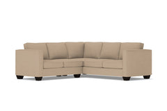 Catalina 2pc Sleeper L-Sectional :: Leg Finish: Espresso / Sleeper Option: Memory Foam Mattress