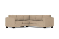 Catalina 2pc Sleeper L-Sectional :: Leg Finish: Espresso / Sleeper Option: Deluxe Innerspring Mattress