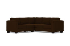 Catalina 2pc Sleeper L-Sectional :: Leg Finish: Espresso / Sleeper Option: Memory Foam Mattress