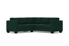 Catalina 2pc Sleeper L-Sectional :: Leg Finish: Espresso / Sleeper Option: Memory Foam Mattress