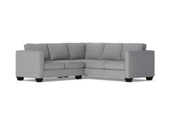 Catalina 2pc Sleeper L-Sectional :: Leg Finish: Espresso / Sleeper Option: Deluxe Innerspring Mattress