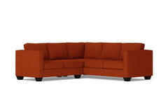 Catalina 2pc Sleeper L-Sectional :: Leg Finish: Espresso / Sleeper Option: Memory Foam Mattress