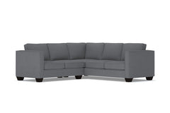 Catalina 2pc Sleeper L-Sectional :: Leg Finish: Espresso / Sleeper Option: Memory Foam Mattress