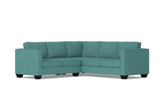 Catalina 2pc Sleeper L-Sectional :: Leg Finish: Espresso / Sleeper Option: Deluxe Innerspring Mattress