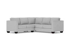 Catalina 2pc Sleeper L-Sectional :: Leg Finish: Espresso / Sleeper Option: Memory Foam Mattress