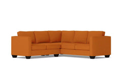 Catalina 2pc Sleeper L-Sectional :: Leg Finish: Espresso / Sleeper Option: Deluxe Innerspring Mattress