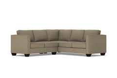 Catalina 2pc Sleeper L-Sectional :: Leg Finish: Espresso / Sleeper Option: Memory Foam Mattress