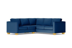 Catalina 2pc Sleeper L-Sectional :: Leg Finish: Natural / Sleeper Option: Deluxe Innerspring Mattress