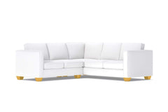 Catalina 2pc Sleeper L-Sectional :: Leg Finish: Natural / Sleeper Option: Memory Foam Mattress
