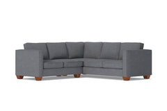 Catalina 2pc L-Sectional Sofa :: Leg Finish: Pecan