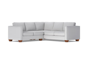 Catalina 2pc L-Sectional Sofa :: Leg Finish: Pecan