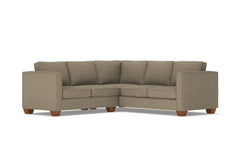 Catalina 2pc L-Sectional Sofa :: Leg Finish: Pecan