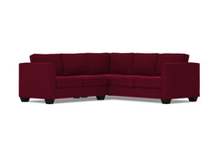 Catalina 2pc Sleeper L-Sectional :: Leg Finish: Espresso / Sleeper Option: Deluxe Innerspring Mattress