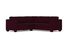 Catalina 2pc Sleeper L-Sectional :: Leg Finish: Espresso / Sleeper Option: Memory Foam Mattress