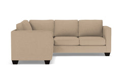 Catalina 2pc Sleeper L-Sectional :: Leg Finish: Espresso / Sleeper Option: Deluxe Innerspring Mattress