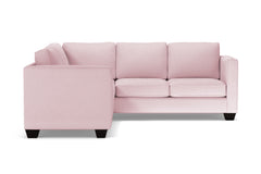 Catalina 2pc Sleeper L-Sectional :: Leg Finish: Espresso / Sleeper Option: Deluxe Innerspring Mattress