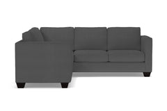 Catalina 2pc Sleeper L-Sectional :: Leg Finish: Espresso / Sleeper Option: Memory Foam Mattress