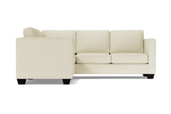 Catalina 2pc Sleeper L-Sectional :: Leg Finish: Espresso / Sleeper Option: Deluxe Innerspring Mattress