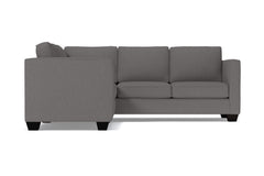 Catalina 2pc Sleeper L-Sectional :: Leg Finish: Espresso / Sleeper Option: Deluxe Innerspring Mattress