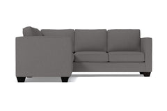 Catalina 2pc Sleeper L-Sectional :: Leg Finish: Espresso / Sleeper Option: Memory Foam Mattress