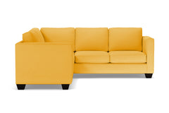 Catalina 2pc Sleeper L-Sectional :: Leg Finish: Espresso / Sleeper Option: Memory Foam Mattress