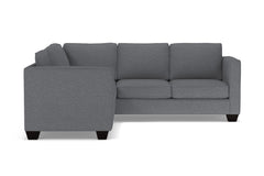 Catalina 2pc Sleeper L-Sectional :: Leg Finish: Espresso / Sleeper Option: Deluxe Innerspring Mattress