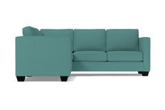 Catalina 2pc Sleeper L-Sectional :: Leg Finish: Espresso / Sleeper Option: Deluxe Innerspring Mattress