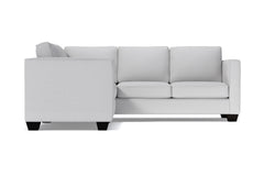 Catalina 2pc Sleeper L-Sectional :: Leg Finish: Espresso / Sleeper Option: Deluxe Innerspring Mattress