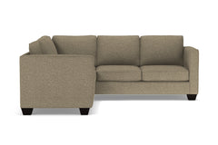 Catalina 2pc Sleeper L-Sectional :: Leg Finish: Espresso / Sleeper Option: Memory Foam Mattress