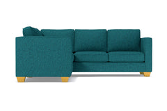 Catalina 2pc Sleeper L-Sectional :: Leg Finish: Natural / Sleeper Option: Deluxe Innerspring Mattress