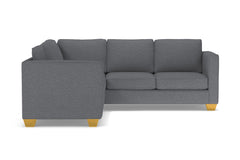 Catalina 2pc Sleeper L-Sectional :: Leg Finish: Natural / Sleeper Option: Deluxe Innerspring Mattress