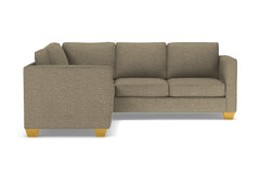 Catalina 2pc Sleeper L-Sectional :: Leg Finish: Natural / Sleeper Option: Deluxe Innerspring Mattress