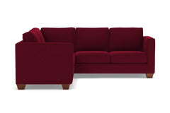 Catalina 2pc L-Sectional Sofa :: Leg Finish: Pecan