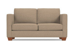Catalina Apartment Size Sleeper Sofa Bed :: Leg Finish: Pecan / Sleeper Option: Deluxe Innerspring Mattress