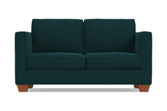 Catalina Twin Size Sleeper Sofa Bed :: Leg Finish: Pecan / Sleeper Option: Deluxe Innerspring Mattress