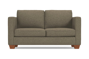 Catalina Apartment Size Sleeper Sofa Bed :: Leg Finish: Pecan / Sleeper Option: Memory Foam Mattress