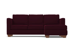 Catalina Reversible Chaise Sleeper Sofa Bed :: Leg Finish: Pecan / Sleeper Option: Memory Foam Mattress