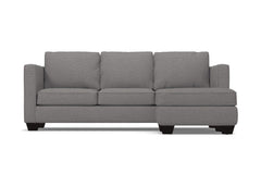 Catalina Reversible Chaise Sleeper Sofa Bed :: Leg Finish: Espresso / Sleeper Option: Memory Foam Mattress