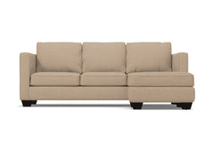 Catalina Reversible Chaise Sleeper Sofa Bed :: Leg Finish: Espresso / Sleeper Option: Memory Foam Mattress